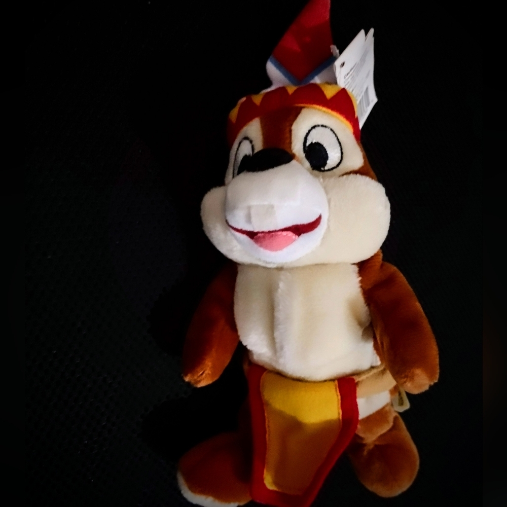 Frontierland Chip Bean Bag Vintage Walt Disney World Plush Mint W/ Mint Tags